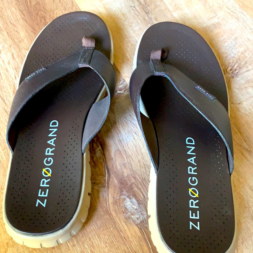 Cole Haan Zerogrand Flip Flop Brown